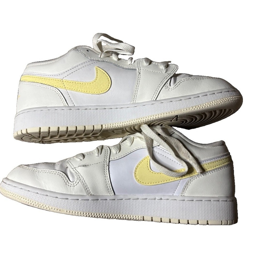 Nike Shoes Youth 6.5Y (women 8) Air Jordan 1 Low GS Sail/Light Laser Orange